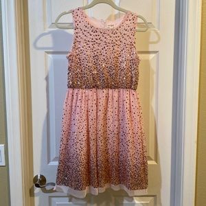 NWOT, Cat & Jack Girls Pink Dress, size XL 14/16